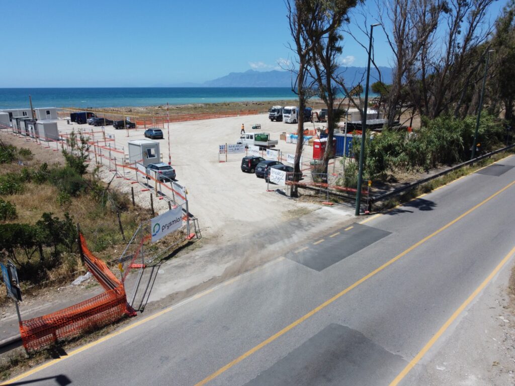 Terna Prysmian - Tyrrhenian Link - Lato Campania - Accesso cantiere