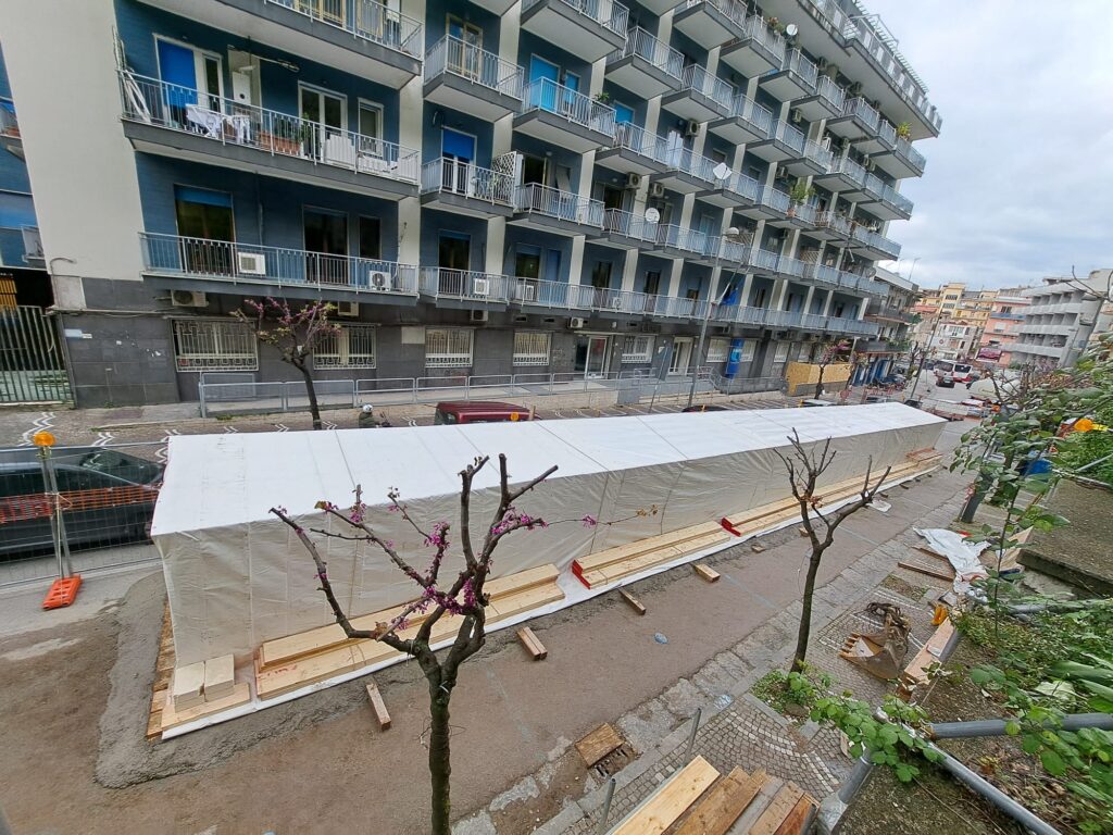 Attività di Allestimento buca di giunzione cavi AT