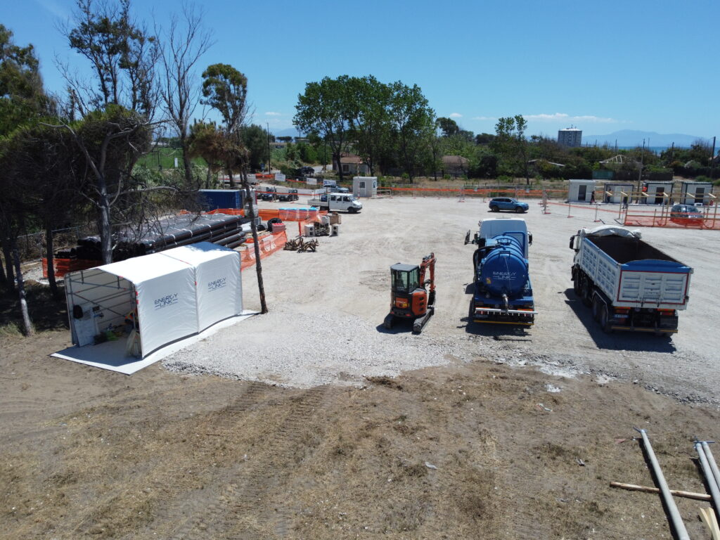 Terna Prysmian - Tyrrhenian Link - Lato Campania - Logistica di cantiere