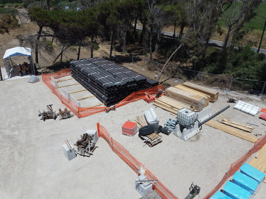 Terna Prysmian - Tyrrhenian Link - Lato Campania - Logistica di cantiere