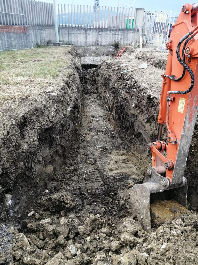 Attività di scavo in trincea