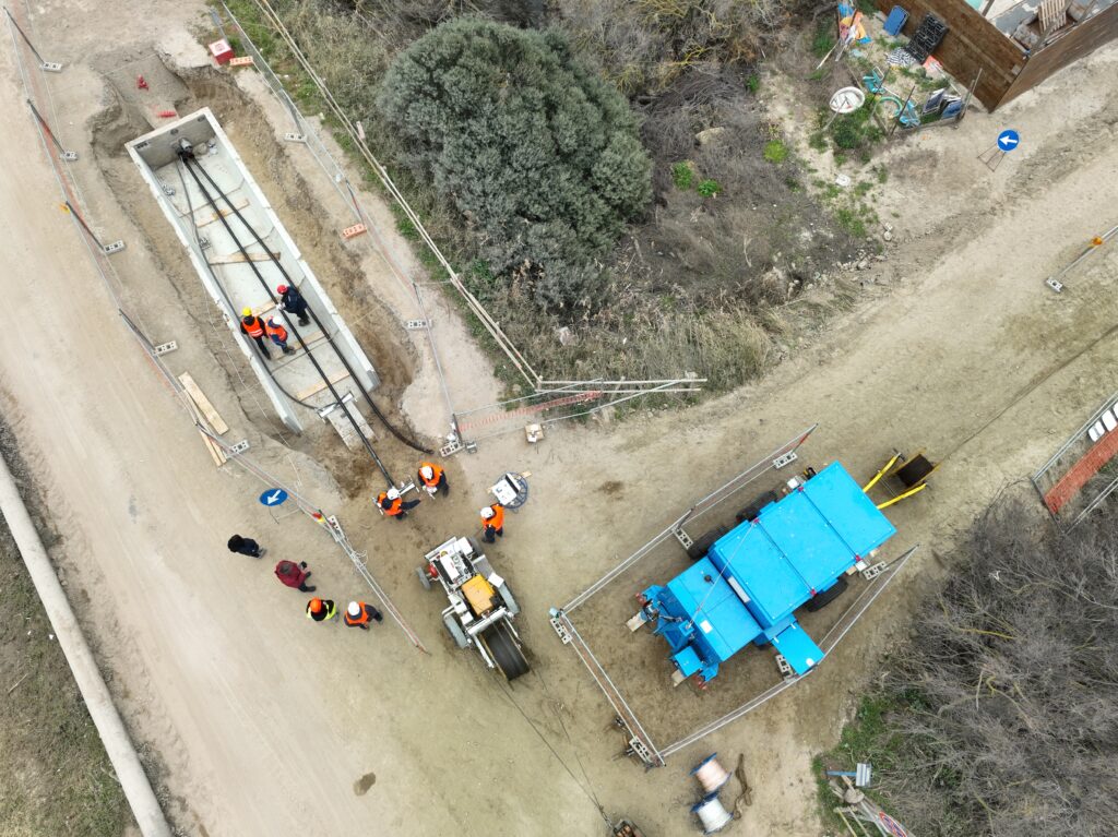 Terna Prysmian - Piombino - Attività di realizzazione Buca Giunti Terra-Mare