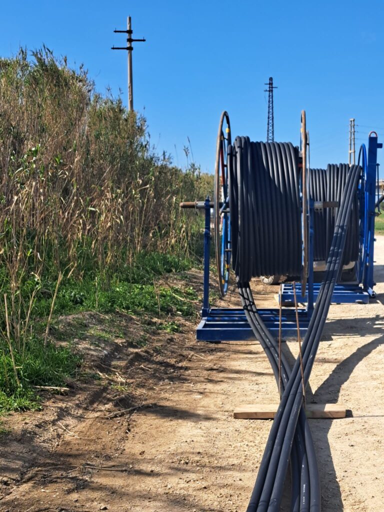 Attività di Posa doppio tritubo in PEAD