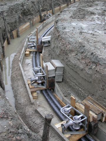 Posizionamento rulli ad angolo