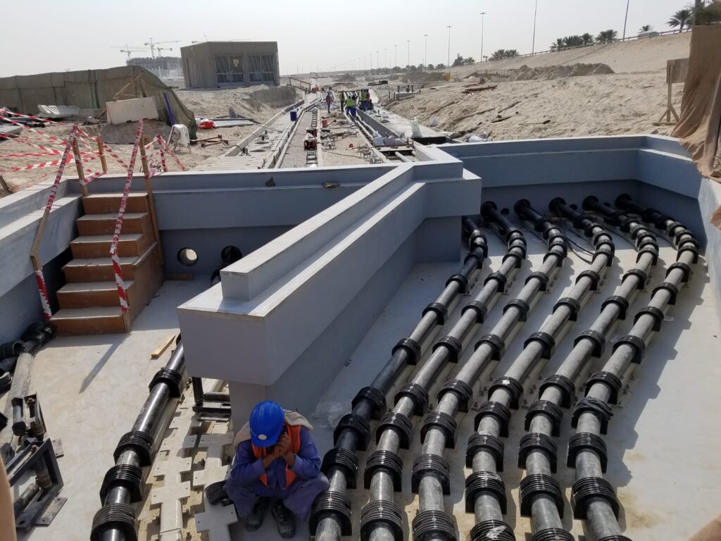 Prysmian Abu Dhabi Staffaggio cavo 380 kV