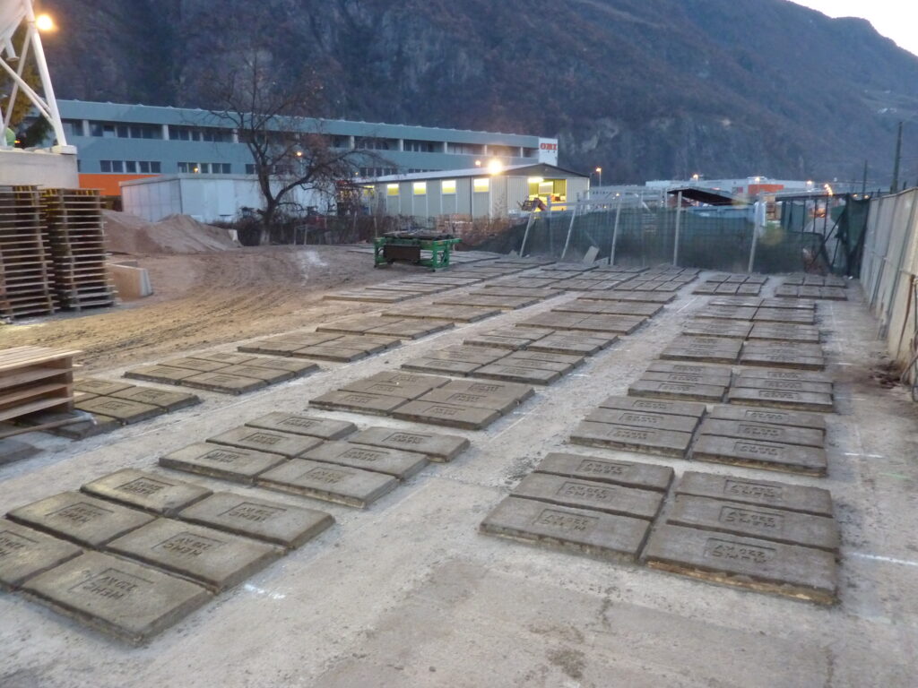 MEMC Merano - Costruzione in sito di plotte di protezione