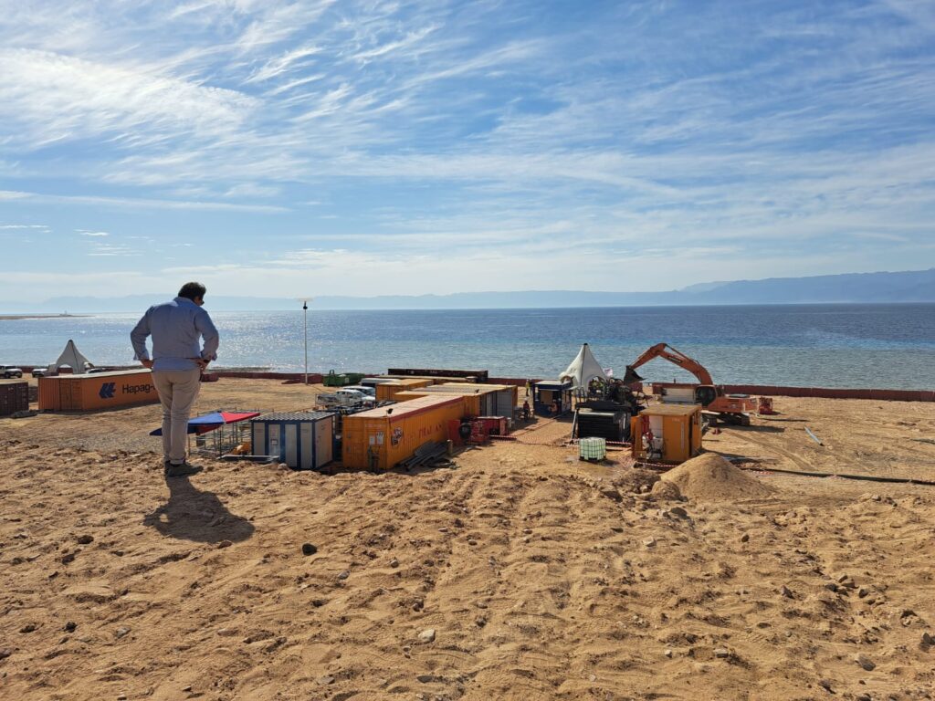 SEC Prysmian - Saudi-Egypt Interconnection KSA Side Construction Site