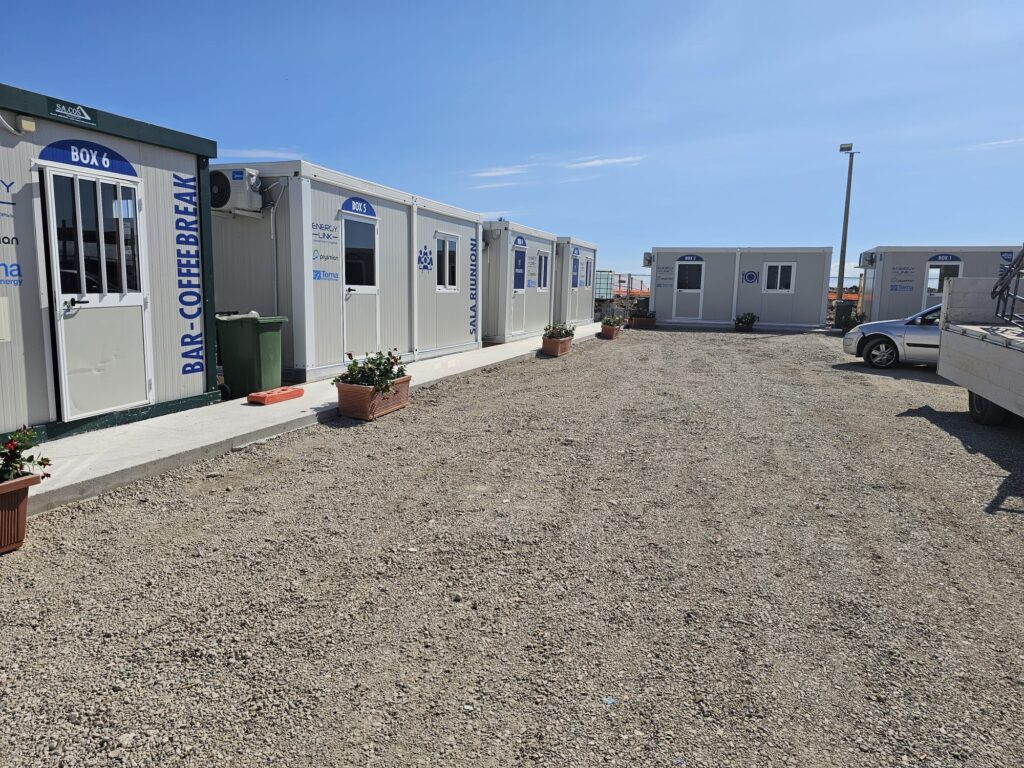 Terna Prysmian Tyrrhenian Link Approdo Campania - Cantiere Campo Base